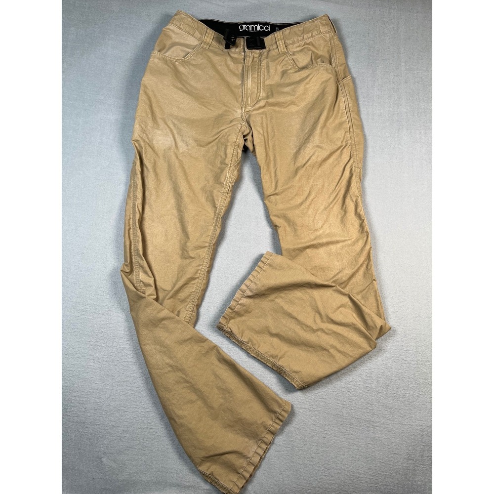 Gramicci Cargo Pants Men 32 Tan Casual‎ Outdoor Utility Cotton Nylon Gorp Core